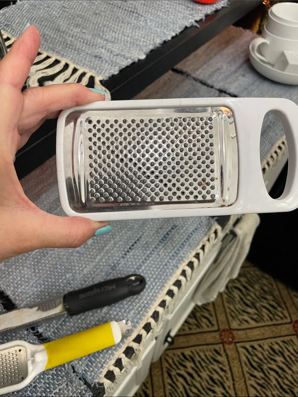 Microplane Handheld Grater Set with Yellow and Black Handles